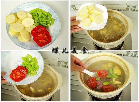 春笋腊排骨瘦肉煲的做法(荤素搭配)