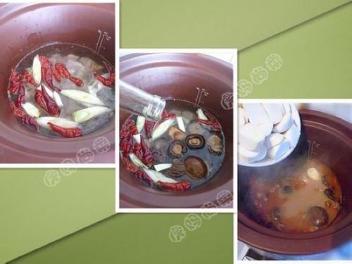 火腿芋头煲的做法(荤素搭配)