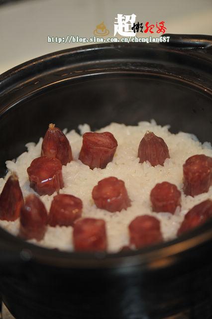 腊味煲仔饭的做法(花样主食)