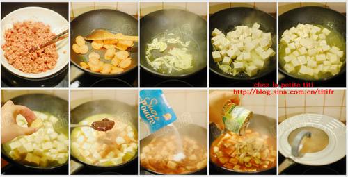 肉末豆腐煲的做法(15分钟懒人快手下饭菜)