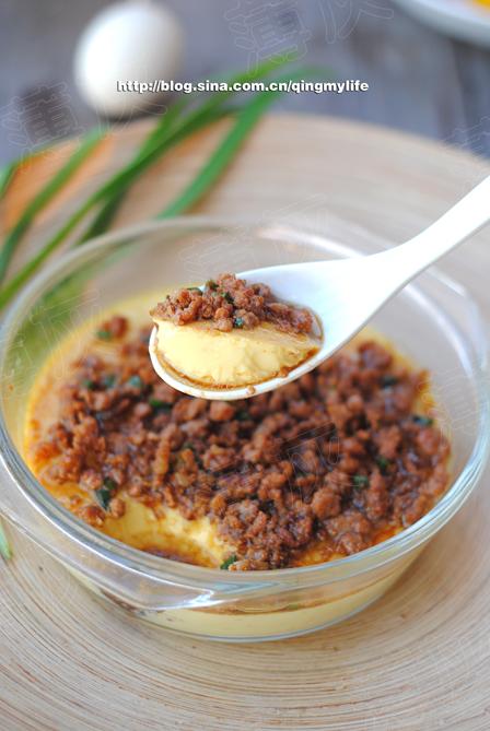 肉沫蒸蛋的做法