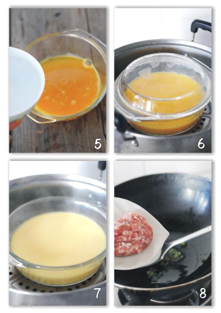 肉沫蒸蛋的做法