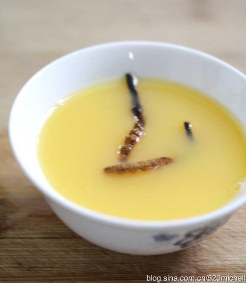 虫草蛋花羹的做法