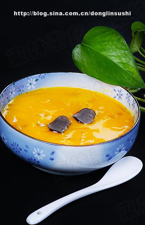 雪莲子素翅南瓜羹的做法