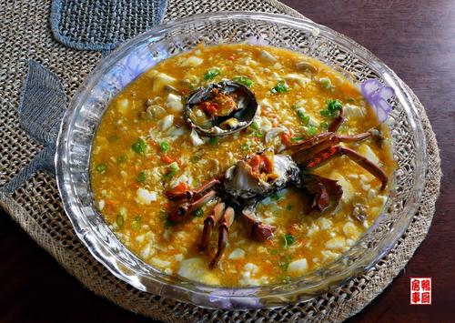 蟹黄豆腐的做法