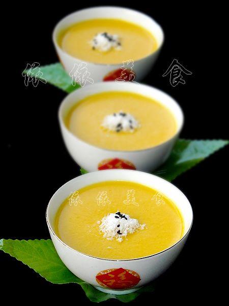 椰蓉奶油南瓜羹做法的做法