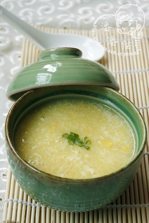 蛋黄蟹肉羹的做法