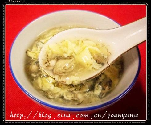 海蛎蛋花凉羹的做法