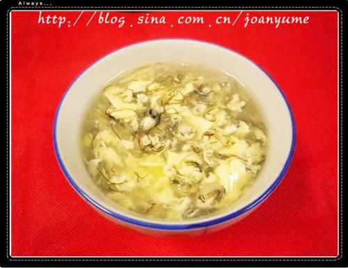 海蛎蛋花凉羹的做法