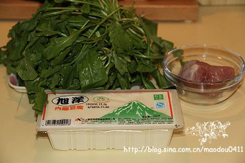 荠菜豆腐羹的做法