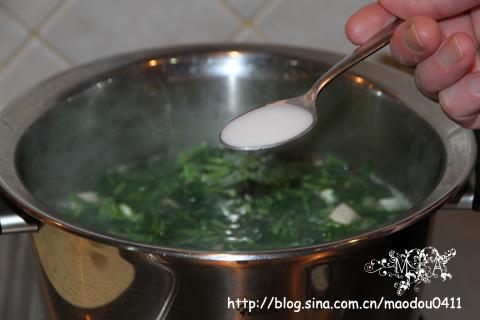 荠菜豆腐羹的做法
