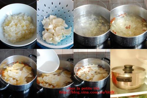 鲜百合雪耳豆花马蹄羹的做法