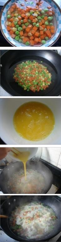 五彩蛋花羹的做法