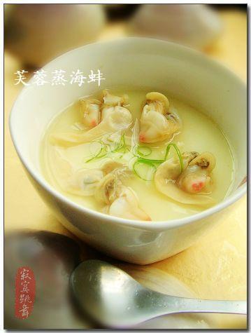 芙蓉蒸海蚌的做法