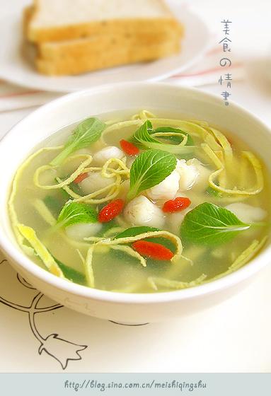 干贝蔬菜羹的做法