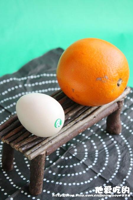 鲜橙蒸蛋的做法