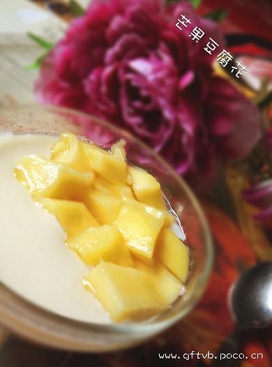 芒果豆腐花的做法