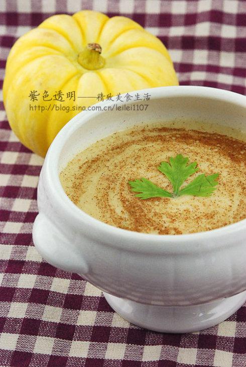 金瓜牛奶蔬菜羹的做法