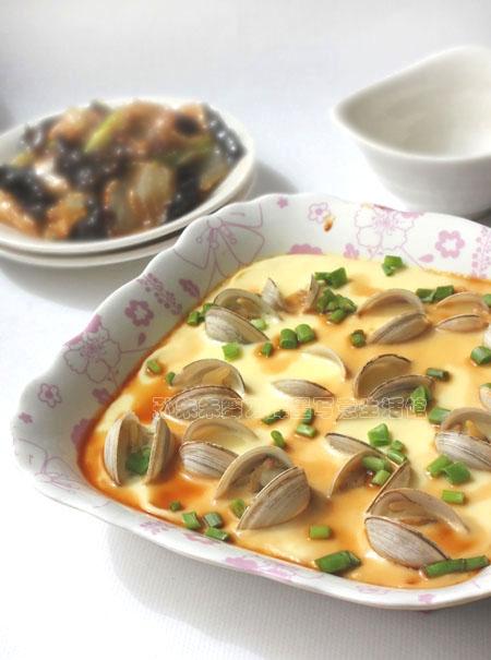蛤蜊蒸蛋羹的做法