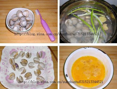 蛤蜊蒸蛋羹的做法