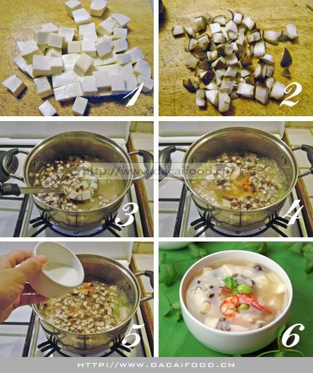 虾仁青豆豆腐羹的做法