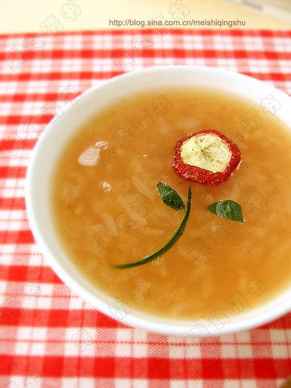 山楂糯米羹的做法