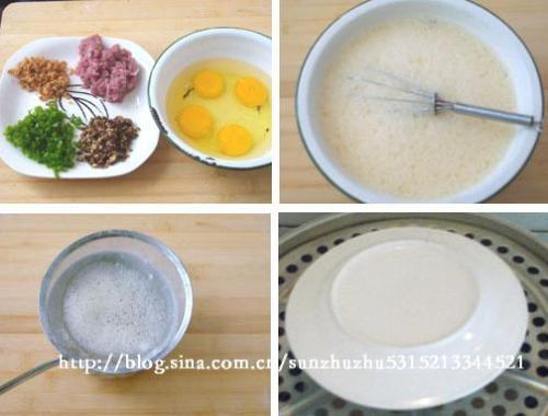 浇汁蛋羹的做法