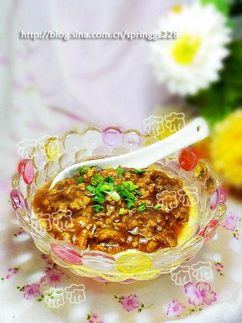 肉末芙蓉蛋的做法