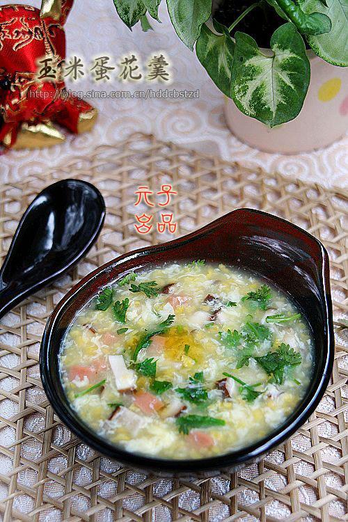 玉米蛋花羹的做法