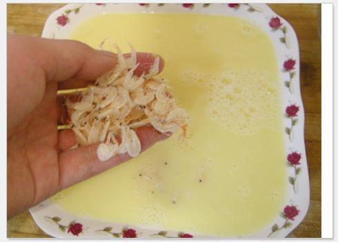 虾皮蒸蛋的做法