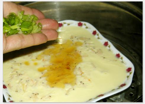 虾皮蒸蛋的做法