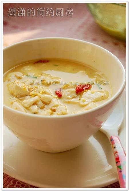 咸蛋黄豆腐羹的做法