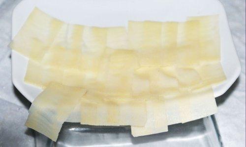 荠菜笋片羹的做法