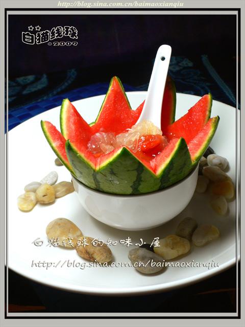 银耳西瓜的做法