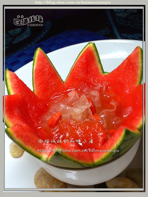 银耳西瓜的做法