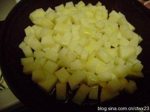 微波炉乡村土豆烘蛋的做法