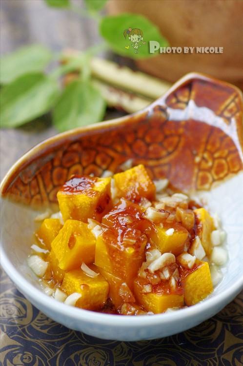 微波蚝油南瓜的做法