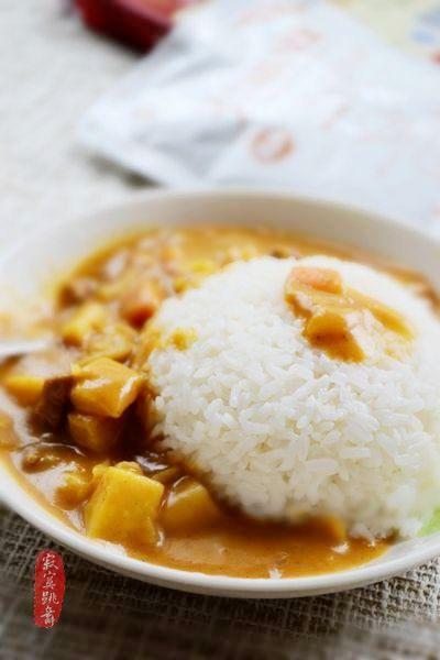 三分钟咖喱牛肉饭的做法