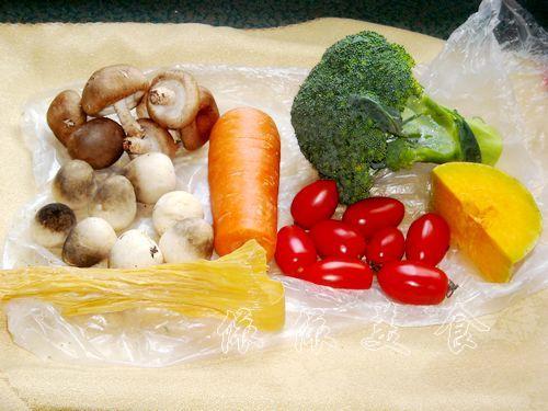 微波版田园杂蔬的做法