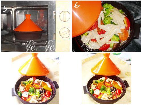 微波版田园杂蔬的做法