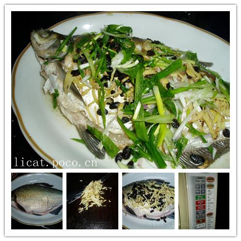 微波炉蒸边鱼的做法