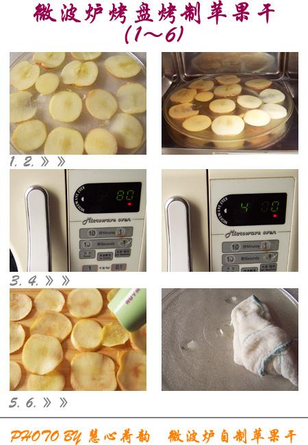 微波自制苹果干的做法