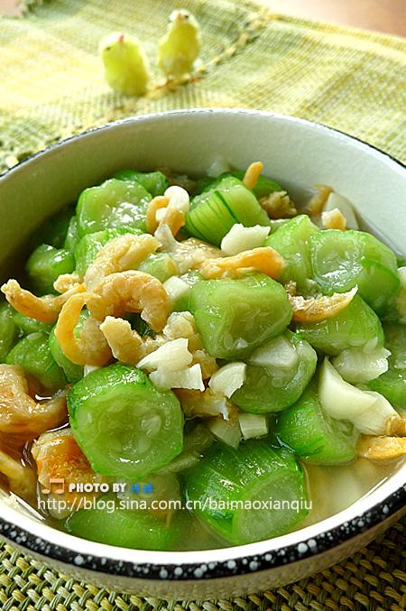 蒜香开洋蒸丝瓜的做法