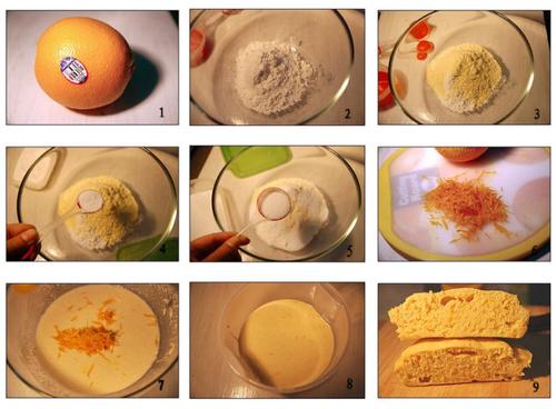 微波炉香橙发糕的做法