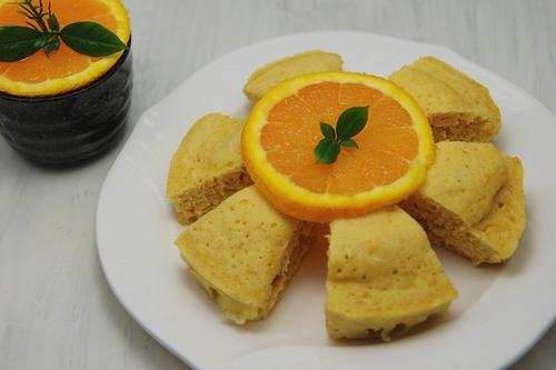 微波炉香橙发糕的做法