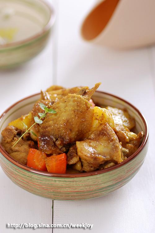 微波炉咖喱鸡块的做法