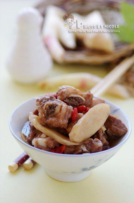 微波炉子姜鸡汁蒸排骨的做法