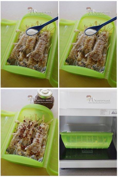 微波版椒盐皮皮虾的做法