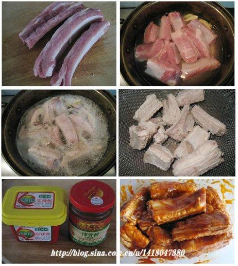 微波炉一口香排骨的做法