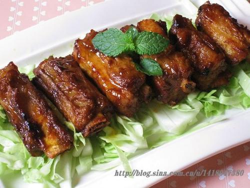 微波炉一口香排骨的做法